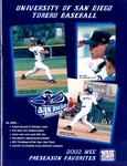 University of San Diego Baseball Media Guide 2002 by University of San Diego Athletics Department
