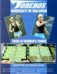 University of San Diego Women's Tennis Media Guide 2006-2007