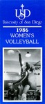 University of San Diego Volleyball Media Guide 1986 by University of San Diego Athletics Department