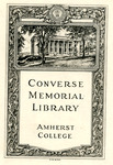 Bookplate of a building at Amherst College