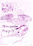 Bookplate of a scene from the Iliad