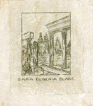 Sara Eugenia Blake Bookplate Commissioned for Sara Eugenia Blake (2 of 3)