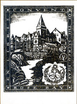 Adrian George Feint Bookplate Commissioned by Convent of the Sacred Heart