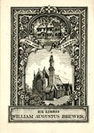 Edwin Davis French Bookplate Commissioned by William Augustus Brewer