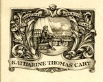Edwin Davis French Bookplate Commissioned by Katharine Thomas Cary