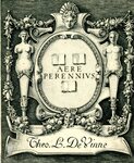 Edwin Davis French Bookplate Commissioned by Ceho L. DeVinne