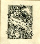 Edwin Davis French Bookplate Commissioned by James William Ellsworth