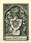 Edwin Davis French Bookplate Commissioned by Edward Courtland Gale