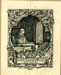 Edwin Davis French Bookplate Commissioned by Paul Lemperly