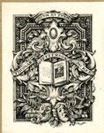 Edwin Davis French Bookplate Commissioned by Thomas Jefferson McKee