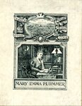Edwin Davis French Bookplate Commissioned by Mary Emma Plummer