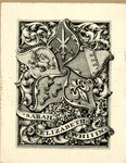 Edwin Davis French Bookplate Commissioned by Sarah Elizabeth Whitin