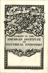 Edwin Davis French Bookplate Commissioned by American Institue of Electrical Engineers