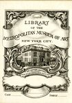 Edwin Davis French Bookplate Commissioned by Library of the Metropolitan Museum of Art (1 of 2)
