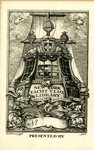 Edwin Davis French Bookplate Commissioned by New York Yacht Club Library