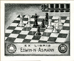Bookplate of a chess game
