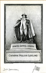Bookplate of Deacon Samvel Chapin's statue