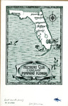 Bookplate of a map of Florida