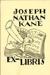 Bookplate of a smaller hand and open book