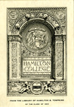 Bookplate of the Hamilton College seal