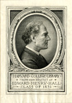 Bookplate of Edward Henry Hall's portrait