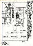 Margaret Ely Webb Bookplate Commissioned for Alfred Noyes