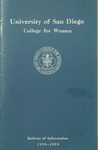 Bulletin of the San Diego College for Women 1958-1959