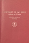 Bulletin of the San Diego College for Women 1964-1965
