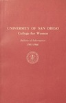 Bulletin of the San Diego College for Women 1965-1966 by San Diego College for Women
