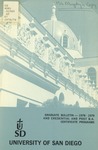 Bulletin of the University of San Diego Graduate Division 1978-1979 by University of San Diego
