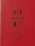 Bulletin of the University of San Diego School of Law 1968-1969 by University of San Diego. School of Law