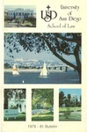 Bulletin of the University of San Diego School of Law 1979-1981 by University of San Diego. School of Law