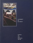 Bulletin of the University of San Diego School of Law 1987-1989 by University of San Diego. School of Law