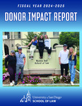 Donor Impact Report 2024-2025 by University of San Diego School of Law