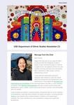 USD Department of Ethnic Studies Newsletter 2:3 by Department of Ethnic Studies
