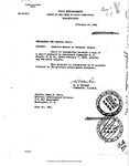 Memorandum for Captain Perry from H.E. Keisker on Japanese Menace on Terminal Island by H. E. Keisker