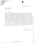 Letter to Gordon Hirabayashi from 