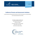 California Threats and Harassment Initiative: A Literature Review Contextualizing the Environment of Threats and Harassment of Local Elected Officials in the United States between 2013 and 2024 by Ioli Filmeridis, Rachel Hodel, and Thomas Oliver