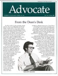Advocate 1982 volume 1 number 1 by Office of Development and Alumni Affairs, USD School of Law