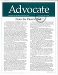 Advocate 1984 volume 2 number 2 by Office of Development and Alumni Affairs, USD School of Law