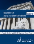 Blue Brief 2020-2021 by University of San Diego School of Law