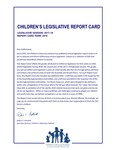 2018 Children's Legislative Report Card