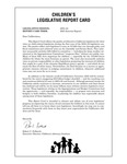 2003 Children's Legislative Report Card