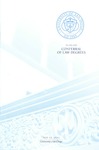 55th University of San Diego School of Law Commencement Program, 2012