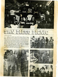 Brown Image Car Club: Newspaper clipping from Q-VO magazine about a picnic hosted by the club