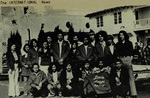 Brown Image Car Club: Newspaper clipping of club members, including Henry Rodriguez (fourth from top right) and Abel Valencia (third from top left)