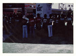Brown Image Car Club: Photograph of an event organized by the Brown Image Car Club, before the formation of the San Diego Car Club Council, in which club members wear shirts with logos