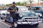 Classics Car Club: Photograph of Ruben Carrillo and his 1954 Chevy
