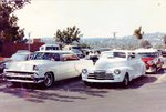 Classics Car Club: Photograph of Jesse Arreguin's 1956 Mercury, Ruben Carrillo's 1947, Jorge Montoya's 1955, and Juan Diaz's 1949