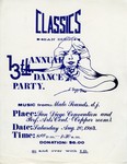 Classics Car Club: Poster of Classics 13th Annual Dance Party at the San Diego Convention and Performing Arts Center